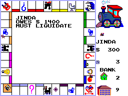 Monopoly (USA, Europe) In game screenshot